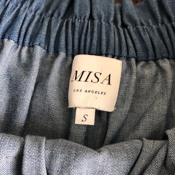 MISA Nisi Embroidered Off the Shoulder Top XS - Picture 6 of 8